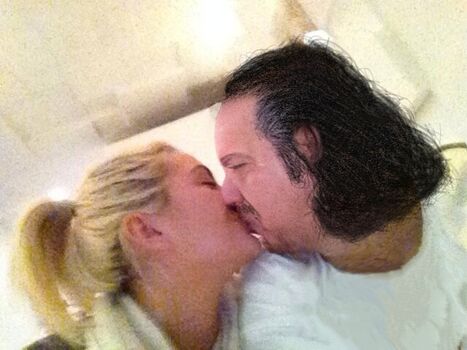 Ron Jeremy With A Blonde Hottie